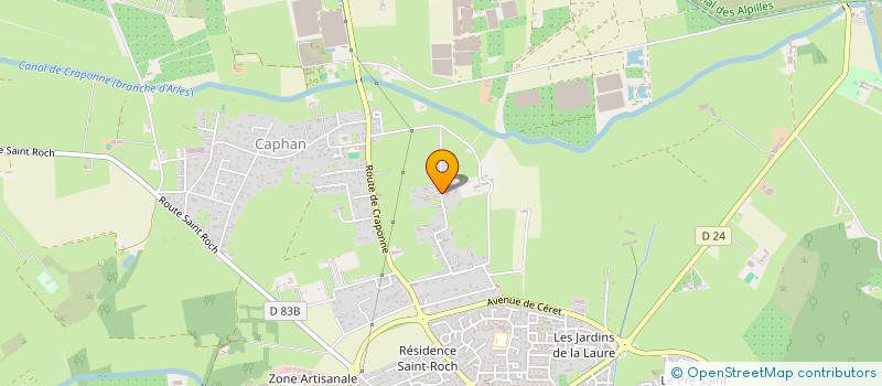 localisation de l'entreprise AB'6 POSE à SAINT-MARTIN-DE-CRAU