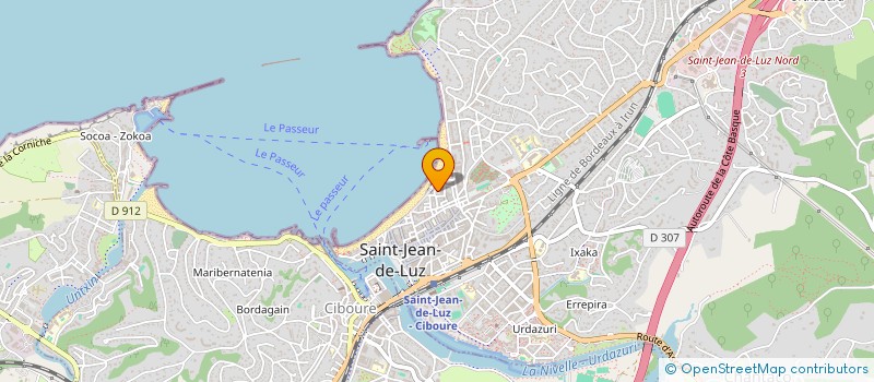 localisation de l'entreprise AB 64  SAINT-JEAN-DE-LUZ