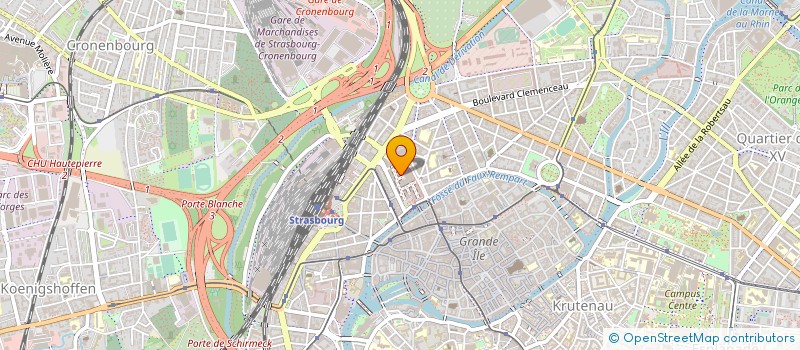 localisation de l'entreprise AB 67 à STRASBOURG