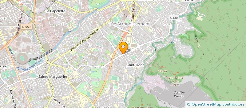 localisation de l'entreprise AB à SIX-FOURS-LES-PLAGES