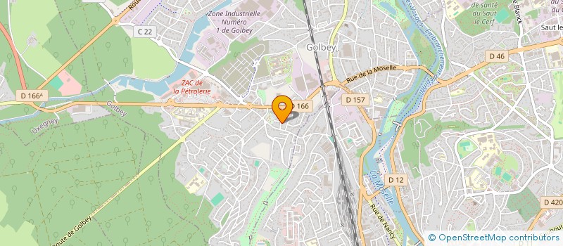 localisation de l'entreprise AB 88  GOLBEY