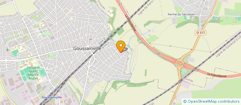 localisation de l'entreprise AB à GOUSSAINVILLE