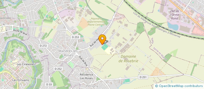 localisation de l'entreprise AB  MANDRES-LES-ROSES