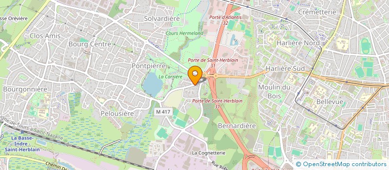 localisation de l'entreprise AB 97  SAINT-HERBLAIN