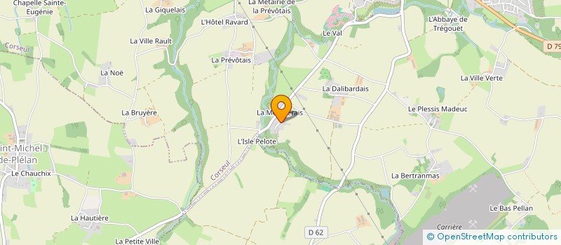 localisation de l'entreprise AB  CORSEUL