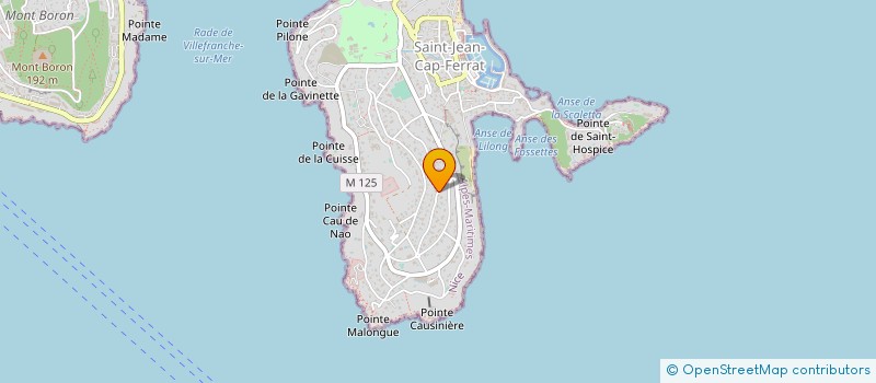 localisation de l'entreprise AB ABONDANCE LMP à SAINT-JEAN-CAP-FERRAT