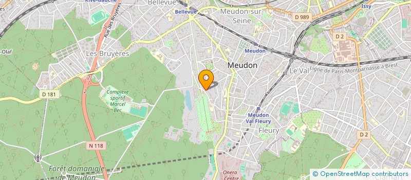 localisation de l'entreprise AB ADVISORY  MEUDON