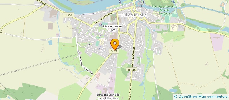 localisation de l'entreprise AB AGENCEMENT à GUILLY