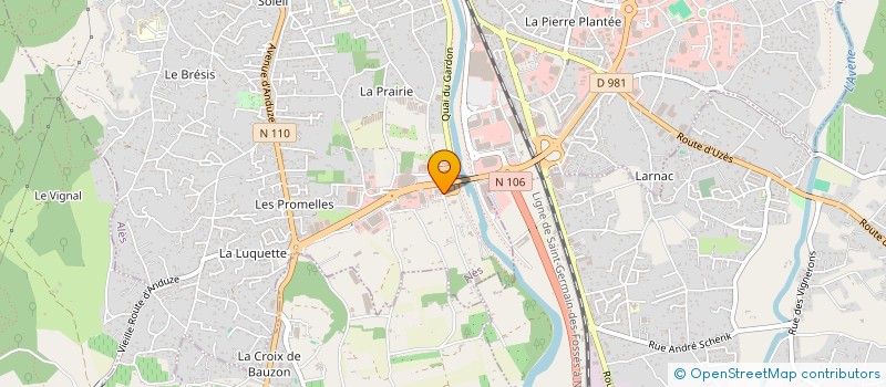 localisation de l'entreprise AB ALES à ALES