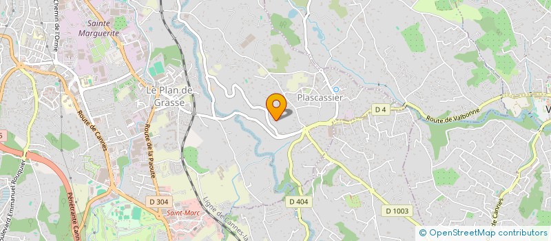 localisation de l'entreprise AB ALP  GRASSE