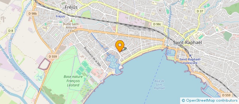 localisation de l'entreprise AB ALU à FREJUS