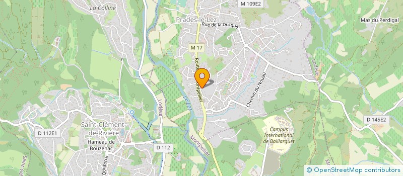 localisation de l'entreprise AB AMBULANCES  PRADES-LE-LEZ