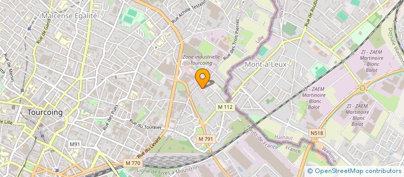 localisation de l'entreprise AB ANTIQUO MMXIV  WATTRELOS