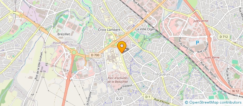 localisation de l'entreprise AB ARMOR SERVICES à SAINT-BRIEUC