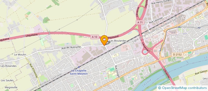localisation de l'entreprise AB ASSOCIES à LA CHAPELLE-SAINT-MESMIN