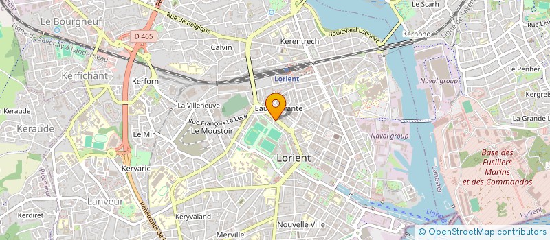 localisation de l'entreprise AB ASSURANCES  LORIENT