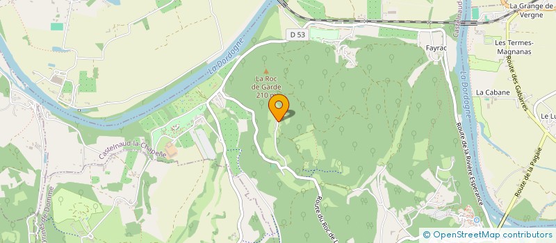 localisation de l'entreprise AB ASSURANCES  CASTELNAUD-LA-CHAPELLE