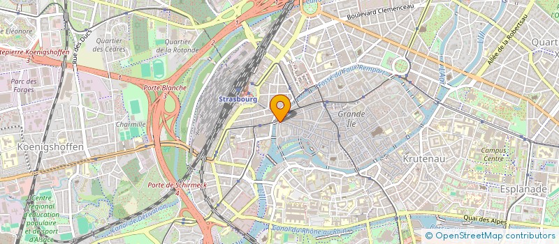 localisation de l'entreprise AB AUDIT  STRASBOURG