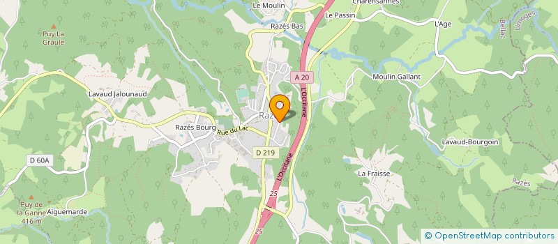 localisation de l'entreprise AB AUTO ECOLE GAMBETTA à RAZES