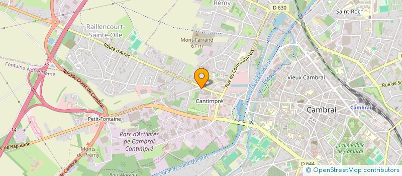 localisation de l'entreprise AB AUTO SERVICES  CAMBRAI