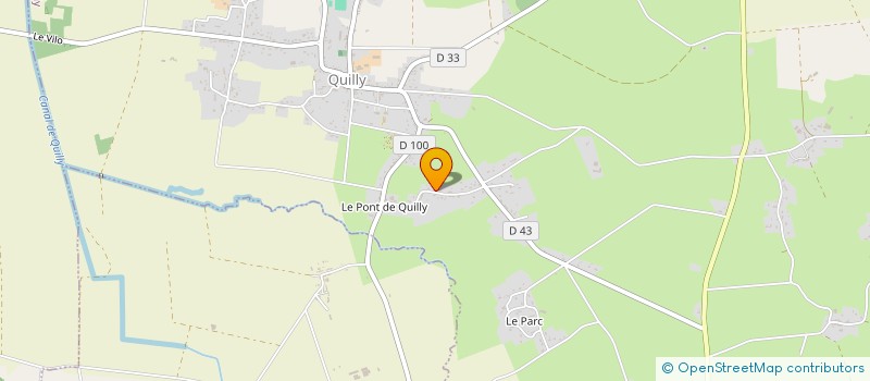 localisation de l'entreprise AB AUTOPIECES  QUILLY