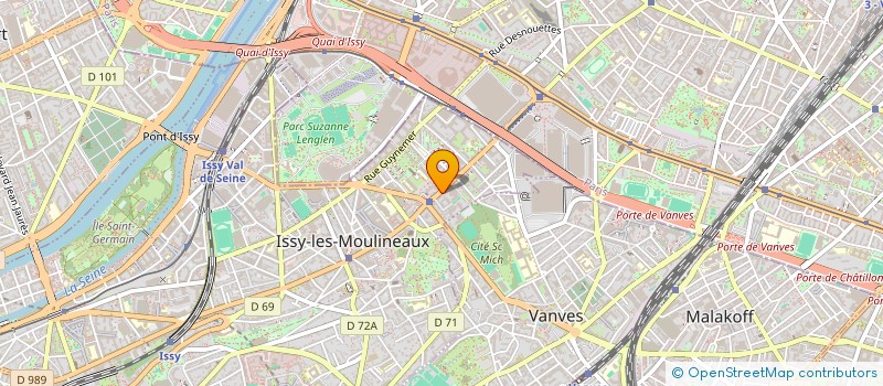 localisation de l'entreprise AB AUTOS LOCATIONS à ISSY-LES-MOULINEAUX