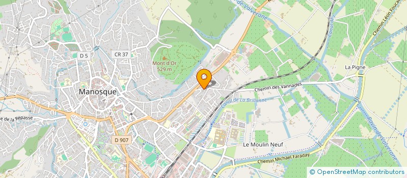 localisation de l'entreprise AB AVENIR à MANOSQUE