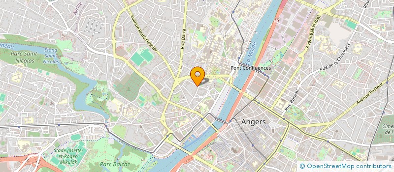 localisation de l'entreprise AB AVRILLE à ANGERS