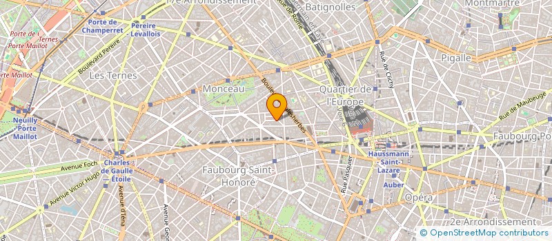 localisation de l'entreprise AB AZUR PATRIMOINE  PARIS