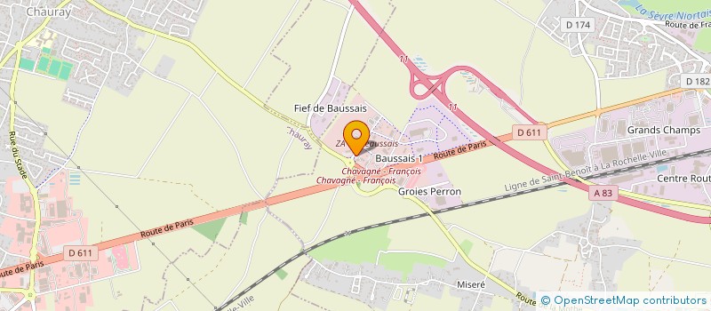 localisation de l'entreprise AB BARBE  LA CRECHE