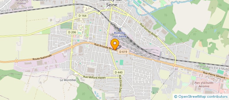 localisation de l'entreprise AB BARBER  ROMILLY-SUR-SEINE