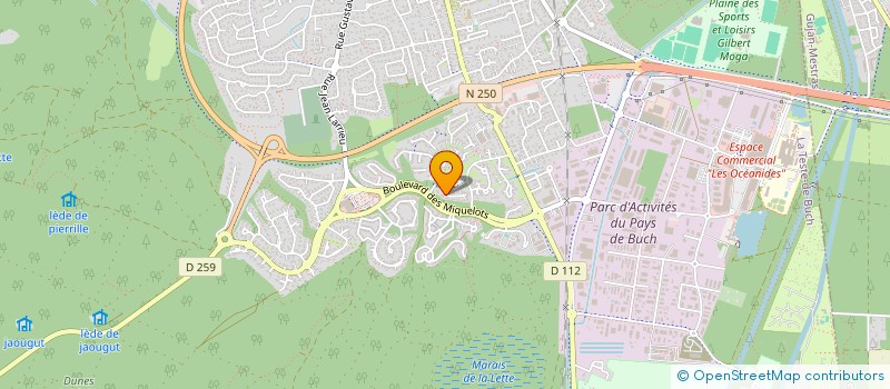 localisation de l'entreprise AB BASSIN à LA TESTE-DE-BUCH