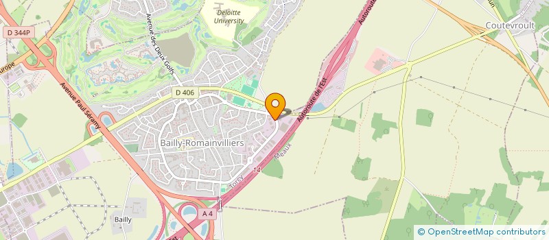 localisation de l'entreprise AB BAT à BAILLY-ROMAINVILLIERS