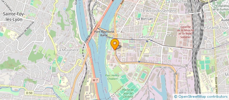 localisation de l'entreprise AB BAT à LYON