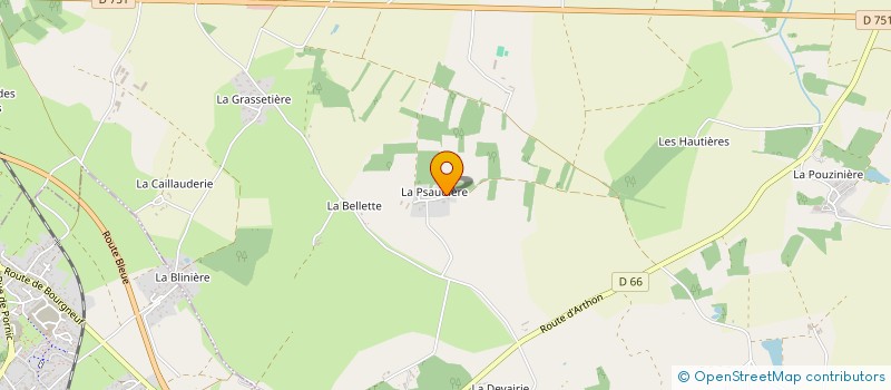 localisation de l'entreprise AB BATIMENT à PORNIC