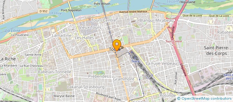 localisation de l'entreprise AB BOUVIER  TOURS