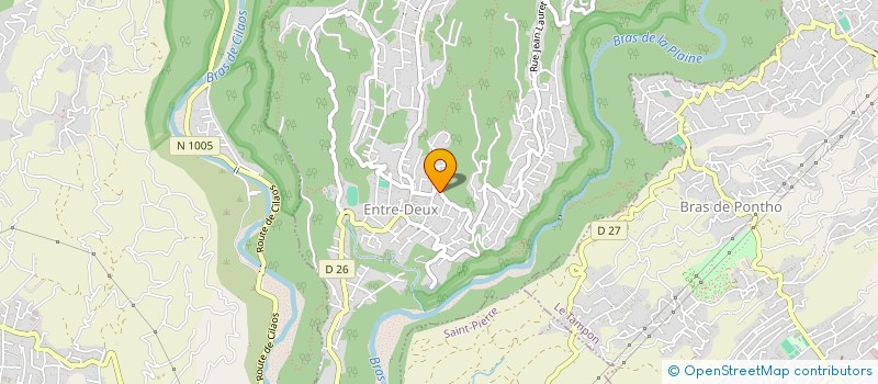 localisation de l'entreprise AB BREIZH 974  ENTRE-DEUX