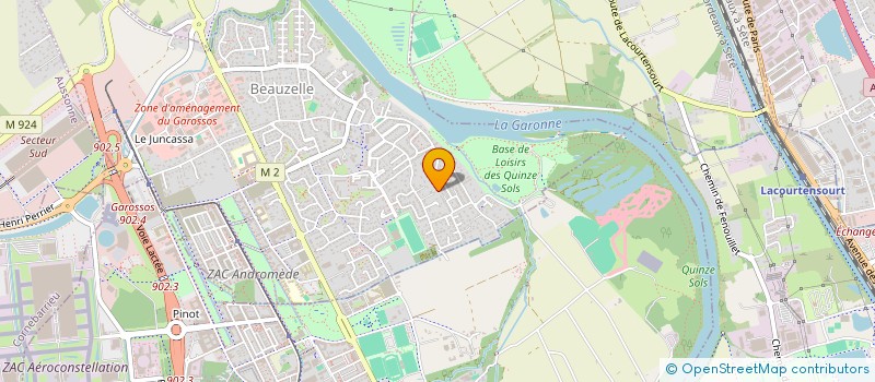 localisation de l'entreprise AB BUSINESS INDUSTRIEL  BEAUZELLE