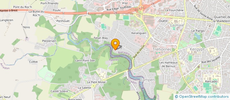 localisation de l'entreprise AB CACES à VANNES
