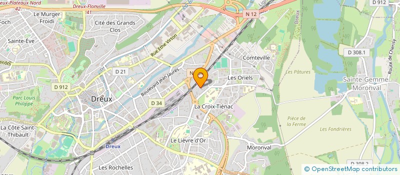 localisation de l'entreprise AB CAPITAL INVEST à DREUX