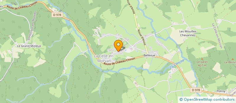 localisation de l'entreprise AB CAPSULE  LA CELLE-EN-MORVAN