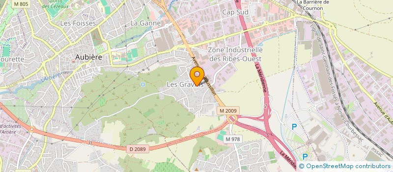 localisation de l'entreprise AB CARS  AUBIERE