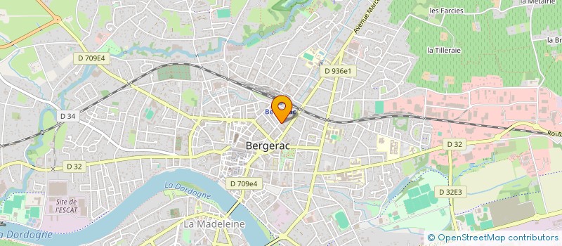 localisation de l'entreprise AB CARS SARL à BERGERAC