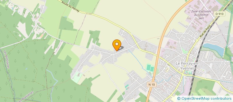 localisation de l'entreprise AB - CATRIC à LE PERRAY-EN-YVELINES