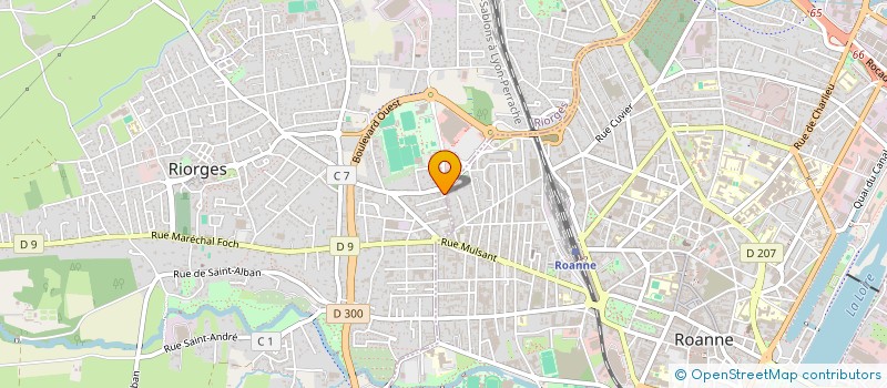 localisation de l'entreprise AB'CDENTAIRE à RIORGES