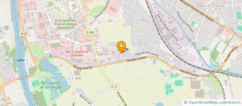 localisation de l'entreprise AB CENTER  BOE