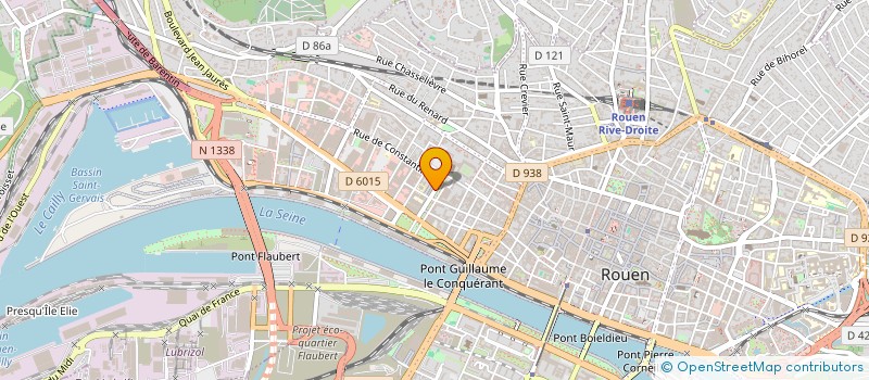 localisation de l'entreprise AB CERAM à ROUEN