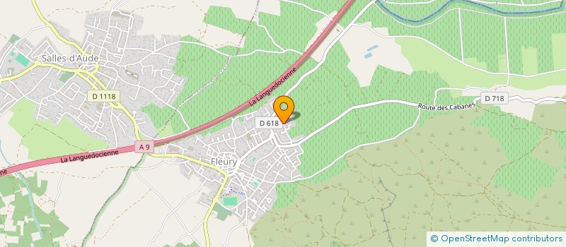 localisation de l'entreprise AB-CF  GRUISSAN