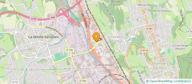 localisation de l'entreprise AB CHAMBERY  CHAMBERY