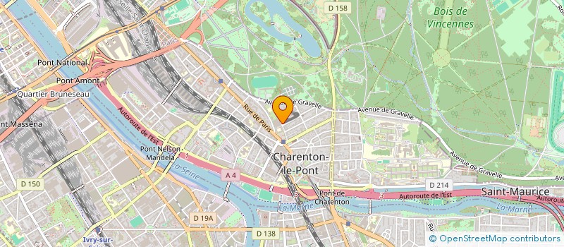 localisation de l'entreprise AB CHARENTON  CHARENTON-LE-PONT